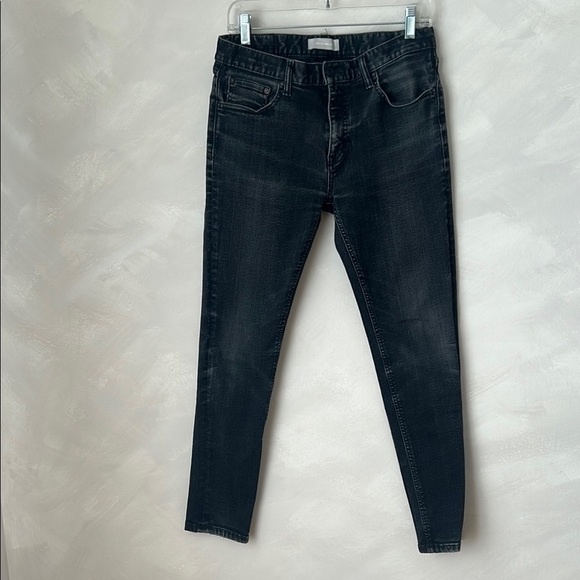 Moussy Denim - Moussy Vintage size 31 jeans black Grey denim made in Japan slim skinny